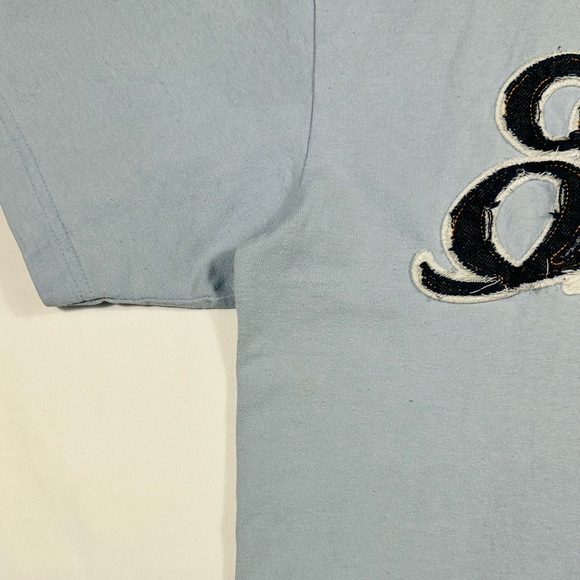 Y2K 2000s Freaky Massive Streetwear Denim Graphic T Shirt - Picture 5 of 10